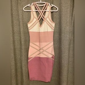 Bandage Dress Multicolor Size S